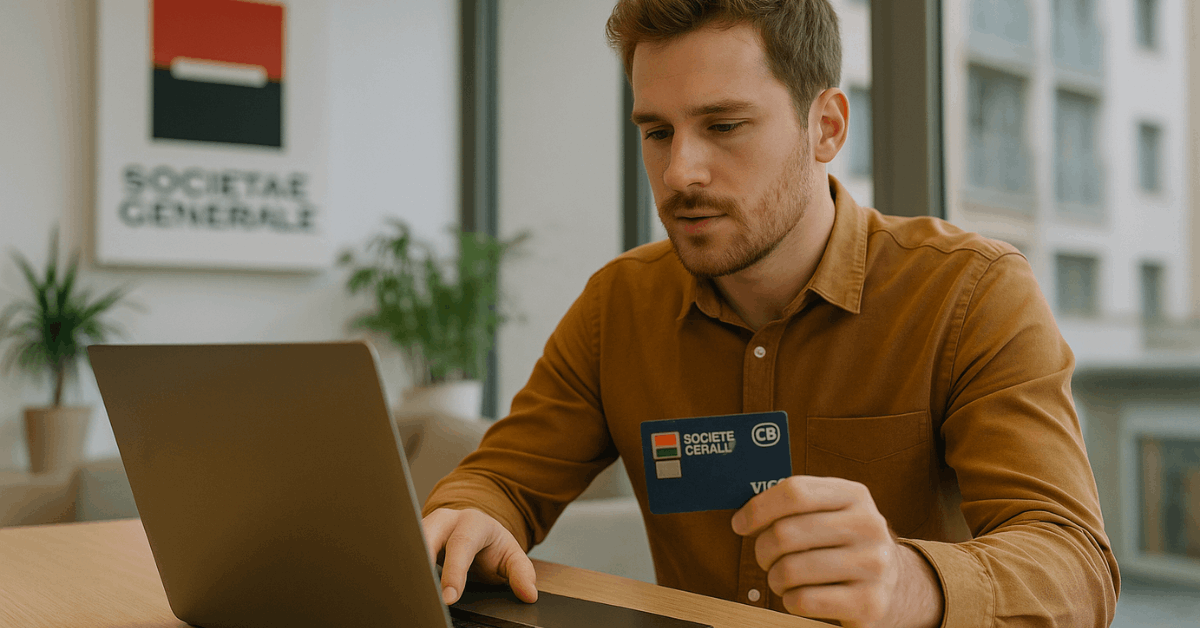 Guide facile : comment demander la carte Visa CB Société Générale