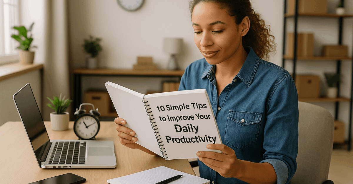 10 astuces simples pour booster votre productivité au quotidien